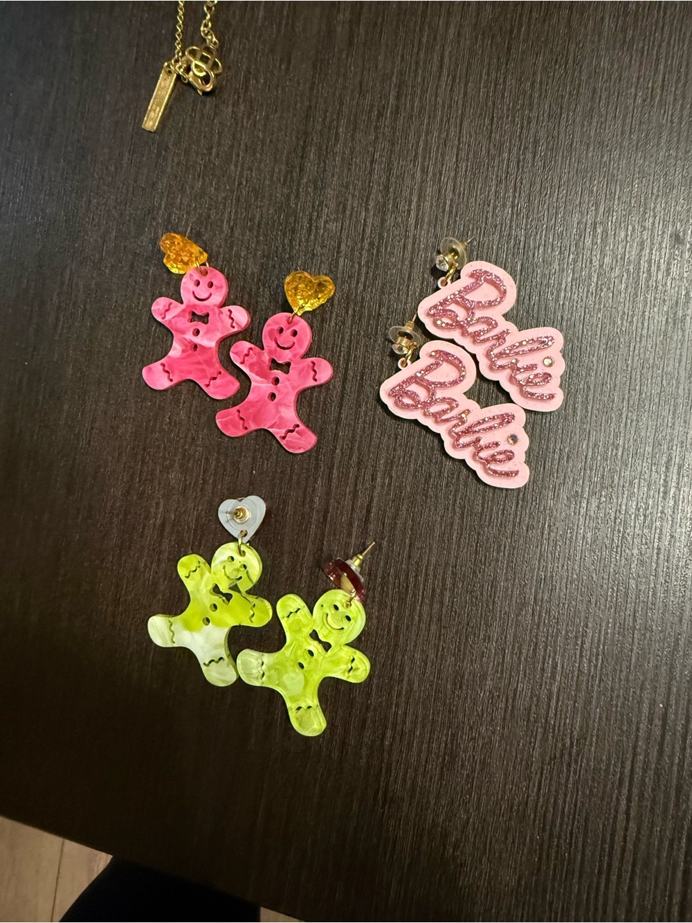 (All 3) barbie earrings
